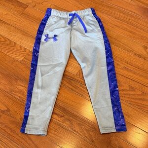 Under Armour Kids' Gray and Blue Joggers